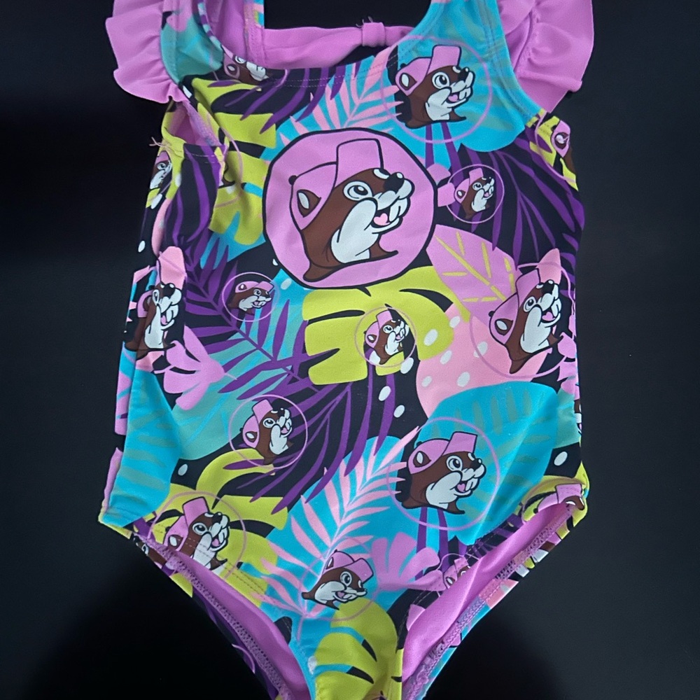 Buc-ee's 2025 Pink Tropical Swimsuit